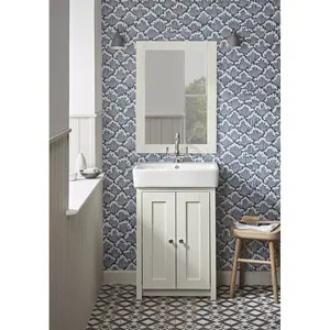 Newton 575mm Single Bathroom Vanity with Basin Linen White