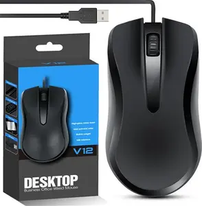 Wired Mouse With 3.0 Usb Mouse Wired With 1.28m Cable, Optical Mouse Usb Computer Mouse For Laptop, Computer And Tablets Wire Mouse, Laptop Mouse &