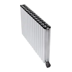 Smart WiFi Aluminium Electric Radiator. Low Energy consumption, High performance. 1000Watt. White.