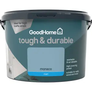 GoodHome Durable Monaco Matt Emulsion paint, 2.5L