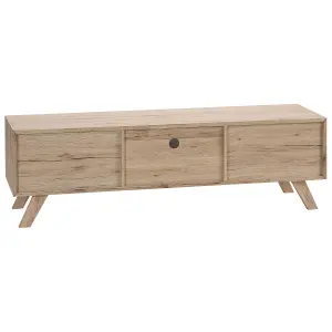 Beliani Modern TV Stand White FORESTER