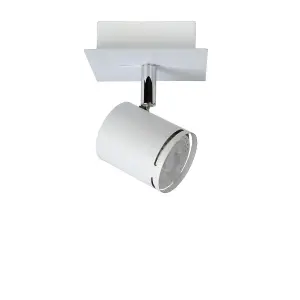 Lucide Rilou Modern Ceiling Spotlight - LED Dim. - GU10 - 1x5W 3000K - White