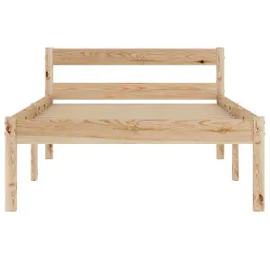 Berkfield Bed Frame Solid Pine Wood 100x200 cm