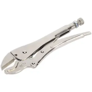 225mm Premium Grip Locking Pliers with Spring-Loaded Mechanism and Durable Steel Construction