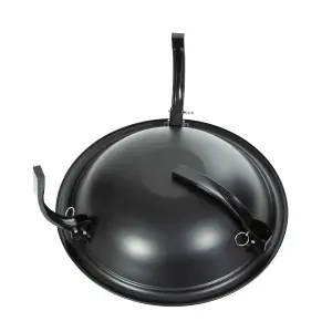 GardenKraft 19589 22" BBQ Grill and Firepit