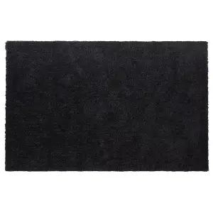 Shaggy Area Rug 200 x 300 cm Black DEMRE