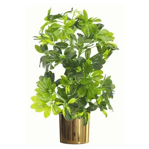 Artificial 75cm plant with premium metal planter Botanik