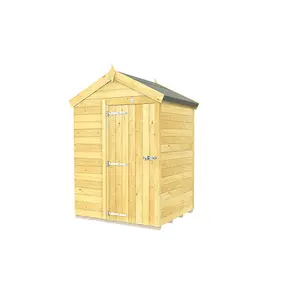 DIY Sheds 5x4 Apex Shed - Single Door With Windows