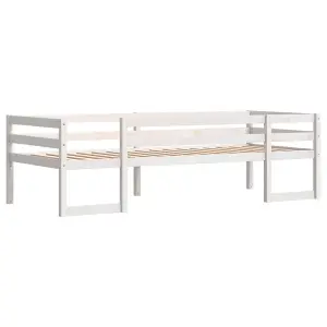 Berkfield Kids' Bed Frame without Mattress White 80x200 cm Solid Wood Pine