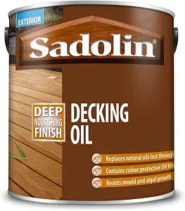 Sadolin Deep Nourishing Clear Decking Oil 2.5 L