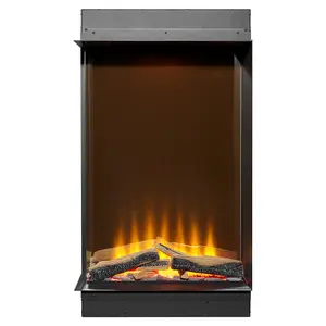 Acantha Aspire 50 Portrait Corner View Media Wall Electric Fire