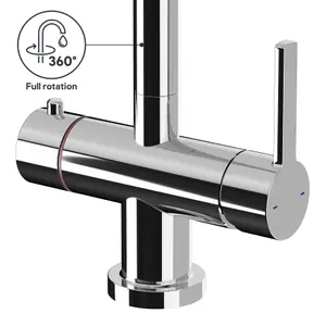 GoodHome Aji Chrome-plated Boiling water tap