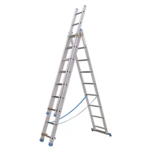 Sealey Aluminium Extension Combination Ladder 3x9 EN 131 ACL3