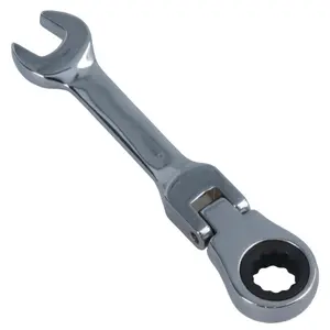 10mm Stubby Flexi Ratchet Combination Spanner Metric Wrench 72 Teeth SPN15