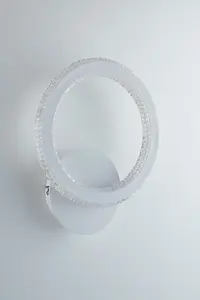 Luminosa Bryant Integrated LED Circular Crystal Wall Lamp, 4000K