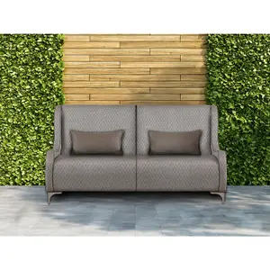 Emelda Grace Phluid Large Sofa - Dark Grey