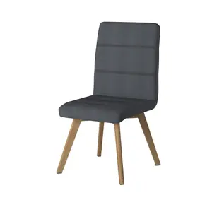 Athens Dining Chair in Fabric Grey