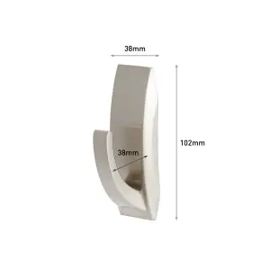 3M Command Modern Large Bath Hook (Holds)2.2kg