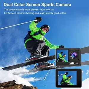 Dual Screen 4K Sport Camera 170° Action Camera Ultra HD 30MP Wifi Waterproof UK