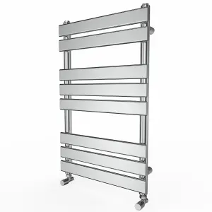 Right Radiators 800x500 mm Designer Flat Panel Heated Towel Rail Radiator Bathroom Warmer Heating Chrome