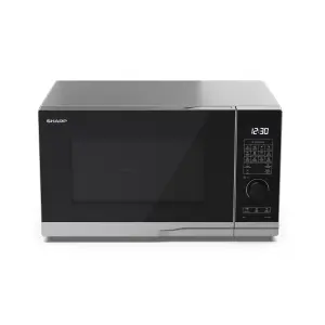 Sharp YC-PG254AU-S 25L 900W Microwave Oven with 1000W Grill Function - Silver