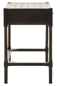 Interiors by Premier Heritage Two Drawer Black Finish Desk