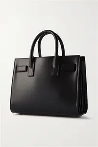 SAINT LAURENT Sac De Jour Nano Leather Tote - Women - Black Shoulder Bags