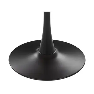 Althrop Pedestal Dining Table Black / Black