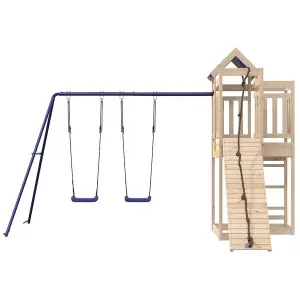 Berkfield Outdoor Playset Solid Wood Pine