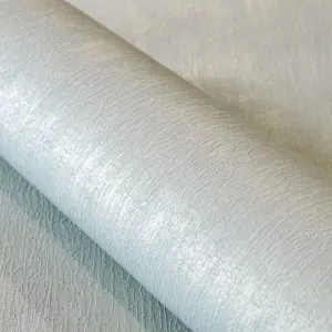 Galerie Universe Stone Blue Mercury Metallic Plain Texture Wallpaper Roll