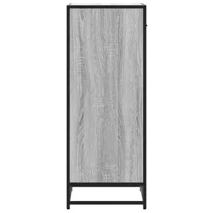 Berkfield Shoe Rack Grey Sonoma 48x38x97.5 cm Engineered Wood