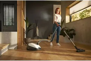 Miele Classic C1 Flex Vacuum Cleaner, Lotus White