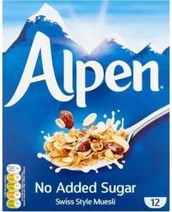 Alpen Muesli No Added Sugar, 550G