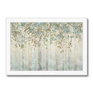 Dream Forest I by James Wiens - Painting White Framed Paper Print / 24cm H x 34cm W