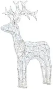 Outdoor Led Reindeer Christmas Decoration - Cool White Lights - 61cm High