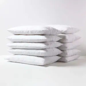 Homescapes Quilted Pillow Protector, Pack of 10