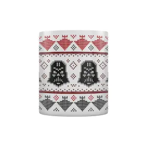 Star Wars Darth Vader Christmas Mug White/Black/Red (One Size)