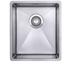 Austen & Co. Venecia Stainless Steel Medium Inset/Undermount Single Bowl Kitchen Sink. Lifetime Guarantee, Fast Delivery