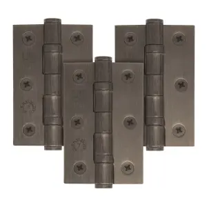 AFIT Dark Bronze Door Hinges - 3 Inch / 76mm  Internal Fire Door Hinges - 1.5 Pairs