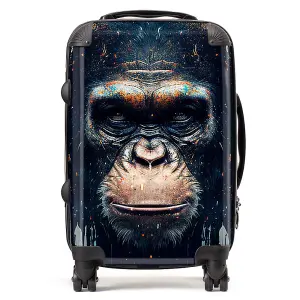 Gorilla Face Splashart Suitcase - Cabin