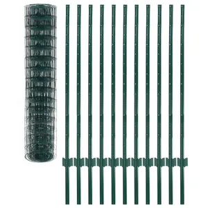 Lundeen Green Metal Wire/Mesh Fence 120cm H x 2000cm W