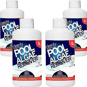 Cleenly Pool Algae Remover - Removes & Prevents the Growth of Algae in Water - Super Concentration and Long Lasting 4L