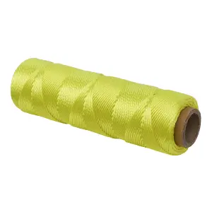 Sealey Braided Yellow Nylon Brick Line 76m For Indoor Outdoor Use Durable BLY1