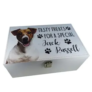 Jack Russell Dog Treat Box Duncan Decorative Box