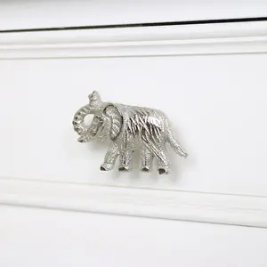 Melody Maison Silver Elephant Drawer Knob