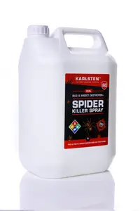 Karlsten Spider Killer 5 Litre  Fast and Effective Spider Killer  Lasts 6 Weeks On Surfaces  Kills All Types of Spiders  Ideal