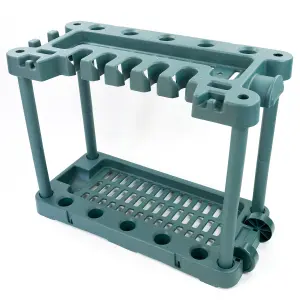 KCT Garden Tool Trolley Rack Storage Organiser