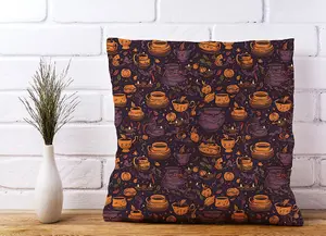 Wicked Witches Bubbling Cauldrons Cushions 60cm x 60cm