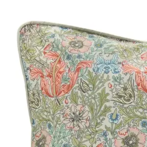 William Morris Compton Floral Filled Decorative Throw Scatter Cushion - 43 x 43cm - Set of 2