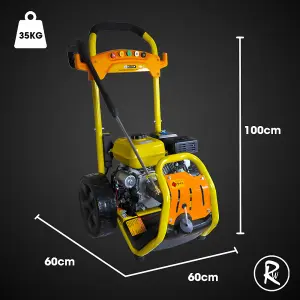 RocwooD Petrol Pressure Washer 3950PSI Electric Start